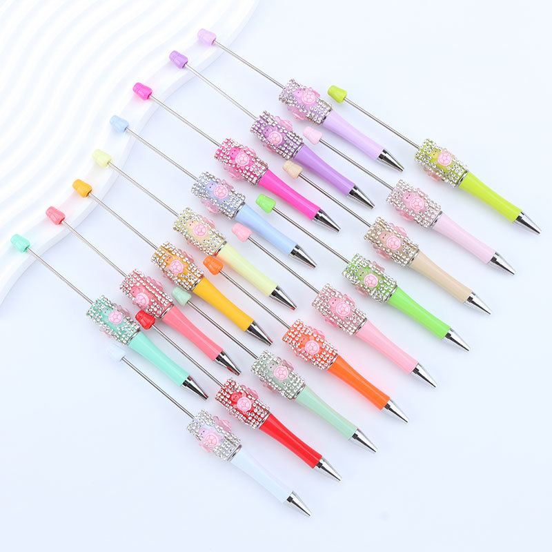 Wholesale DIY Tortoise Broken Diamond Beaded Pen Internet Red Tortoise eaming Tortoise Ser Cute Tortoise Diamond Pen Beaded Round Beads Cute Pen