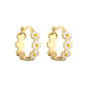 White Ear Clip 1 Pair