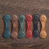 oly-5787385e782d2953c2f2ee26df4f7454 Wholesale Crazy horse leather double-sided magnetic bookmark clip