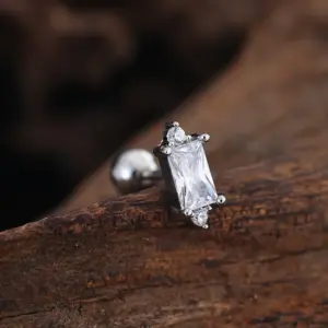 3451 Silver / Ear Studs