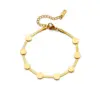 Wholesale PVD Coated 18K Gold Plated 304 Stainless Steel Simple Style Waterproof Non Tarnish 304 Stainless Steel Bracelets