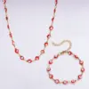 Wholesale PVD Coated 18K Gold Plated Devil'S Eye 304 Stainless Steel Classical Roman Style Waterproof Non Tarnish Bracelets Necklace