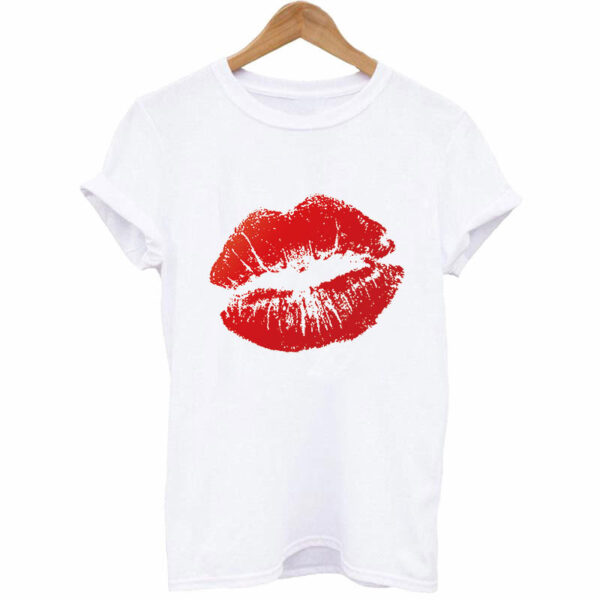 Wholesale Red lips car Valentine's Day heat transfer