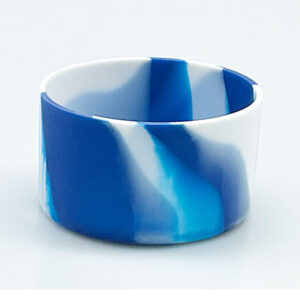 Camouflage blue/white