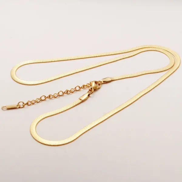 Wholesale Simple Style Geometric Stainless Steel Plating Necklace 1 Piece