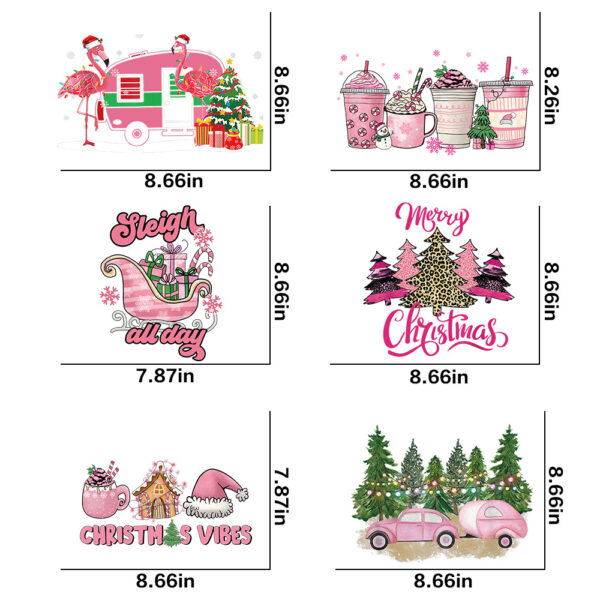 Wholesale Christmas Stickers Hot-Selling Christmas Transfer Stickers