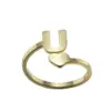 Wholesale Jewelry Fashion Letter 201 Stainless Steel Plating Open Ring