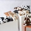 Wholesale new cow flower plush design double-sided pillow cover a generation of hair home sofa cushion cover without core