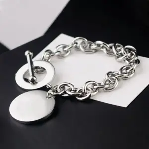 Silver round Bracelet