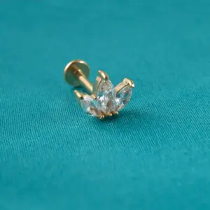 #8 Gold / Rod Thickness * Rod Length 1.2x8mm