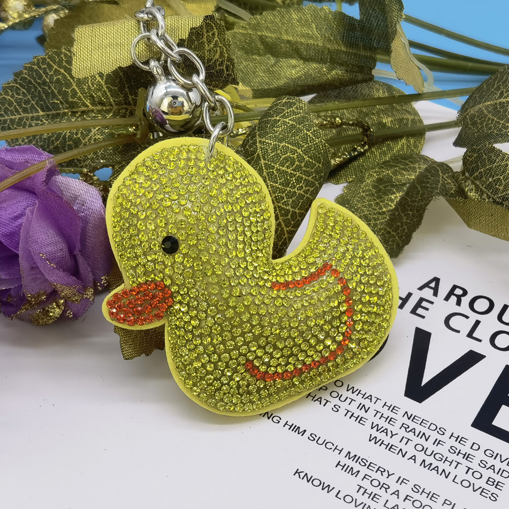 Wholesale Cartoon animal diamond studded keychain