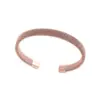 Wholesale C Shape Solid Color Stainless Steel INS Style Simple Style Cuff Bracelets