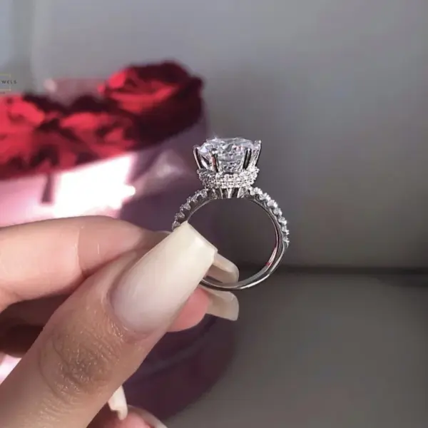 Wholesale Elegant Simple Style Geometric Zircon Alloy Wholesale Rings