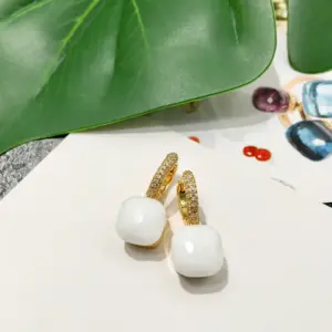 Gold Milky White (with Diamond)