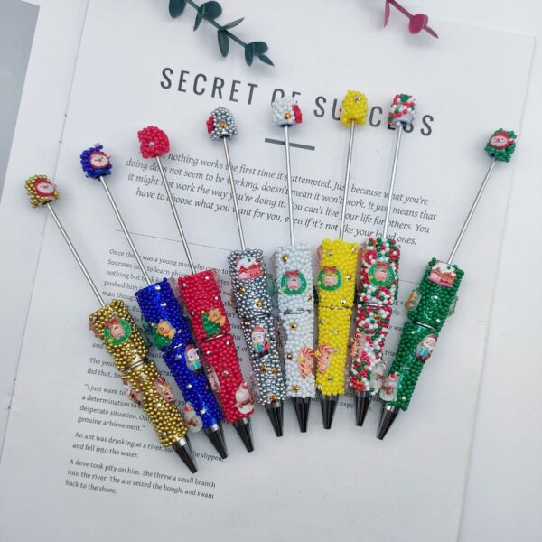 oly-582562875648c439f0058ff5f55a0209 Wholesale Christmas millet beaded pen