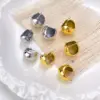 Wholesale PVD Coated 18K Gold Platinum Real Gold Plated Geometric 304 Stainless Steel Elegant Streetwear Waterproof Non Tarnish Ear Studs