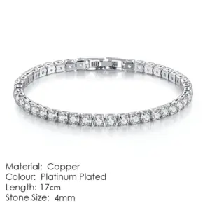 4mm White 17cm