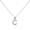 Wholesale 304 Stainless Steel Sweet Polishing Letter Pendant Necklace
