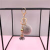 Wholesale Creative Keychain Cute Tassel Fruit Color Fur Ball Car Key Chain Bag Pendant Plush Small Gift Accessories