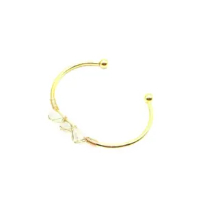 Aquamarine / Gold Plated