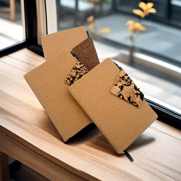 Wholesale A5 Cross-Border Environmentally Friendly Coffee Grounds Buckle Notebook Wheat Straw Splicing Diary Notepad High-Value Customization