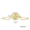 Wholesale Fashion Geometric Copper Zircon Bracelets In Bulk