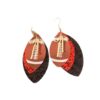 Wholesale Sports Elements Rugby Earrings