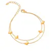 Wholesale 1 Piece Fashion Butterfly Stainless Steel Plating Women's Anklet