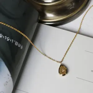 Jyh629 Necklace Gold Water Drop Eight Awn Star