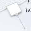 Wholesale Multicolor Handheld Square DIY Small Mirror Portable High-Definition Mirror Handheld Mirror Girls Special Handle Makeup Mirror