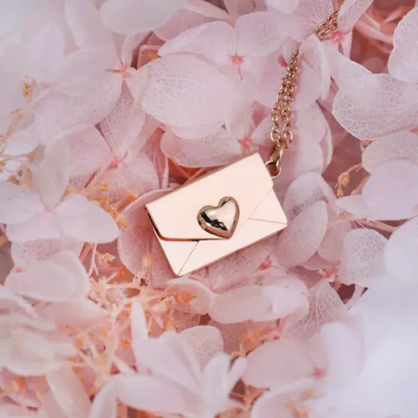 Wholesale Fashion Envelope Stainless Steel Pendant Necklace Stainless Steel Necklaces