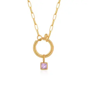 June Fantasy Purple Necklace XS-09-06
