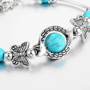 Wholesale 1 Piece Fashion Butterfly Alloy Patchwork Bracelets