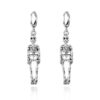 Wholesale New European and American cross-border Halloween Pumpkin Ghost Tassel Earrings with Rhinestones and Personalized Skull Earrings -