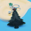 oly-58cfb9c93bfa1fe4c27820d1aa156561 Wholesale Christmas tree diamond studded keychain