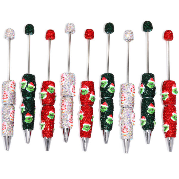 Wholesale High-value rhinestone ballpoint pen, clay ballpoint pen