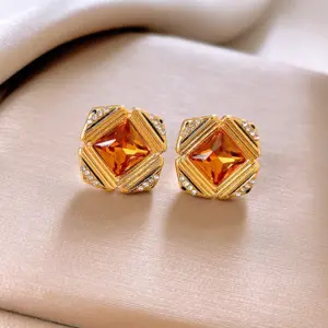 159# Silver Needle-Gold-Square