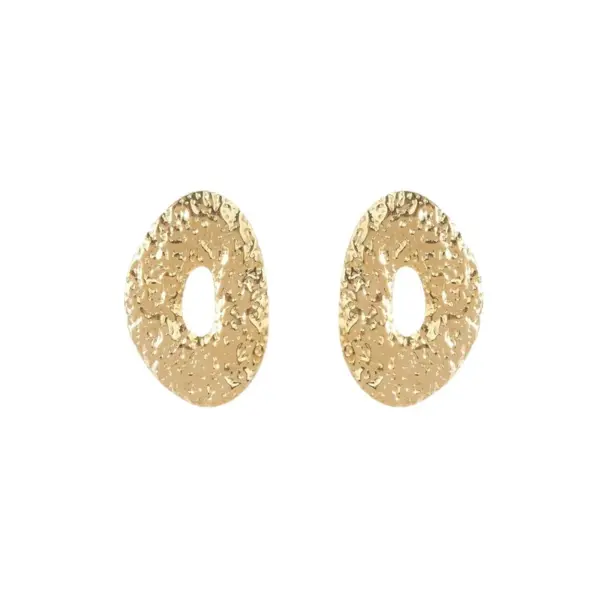 Wholesale Fashion Irregular 304 Stainless Steel Earrings For Women Unique Design High-End Sensual Non-Mainstream Ear Accessories Vacuum Plating