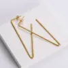 Wholesale PVD Coated 18K Gold Plated U Shape Stainless Steel Simple Style Waterproof Non Tarnish Earrings