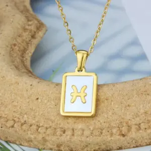 Gold / Pisces-Cross chain