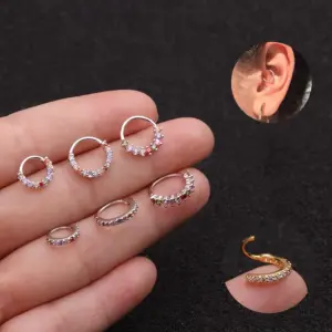 Wholesale Ear Cartilage Rings & Studs Lady Geometric Copper