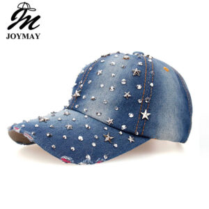Wholesale AliExpress/eBay/Dunhuang/Taobao supply baby's milk star drill denim baseball cap B081