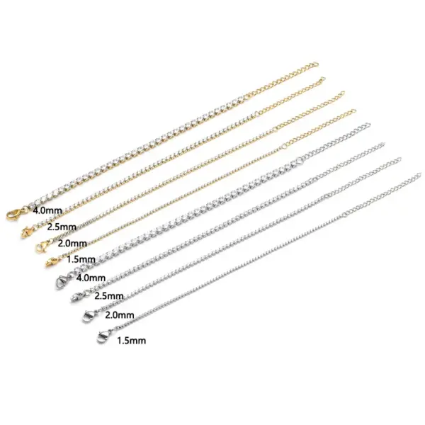 Ion Plating (IP) Real Gold Plated Round 304 Stainless Steel Simple Style Waterproof Non Tarnish 304 Stainless Steel Bracelets