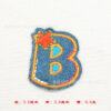 Wholesale Factory direct 26 letters animal cloth cartoon cloth patch clothes embroidery denim spot