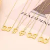 Wholesale 304 Stainless Steel Cartoon Character PVD Coated Artificial Diamond 18K Real Gold Plated Cute Waterproof Non Tarnish Plating Inlay Cable Chain Pendant Necklace