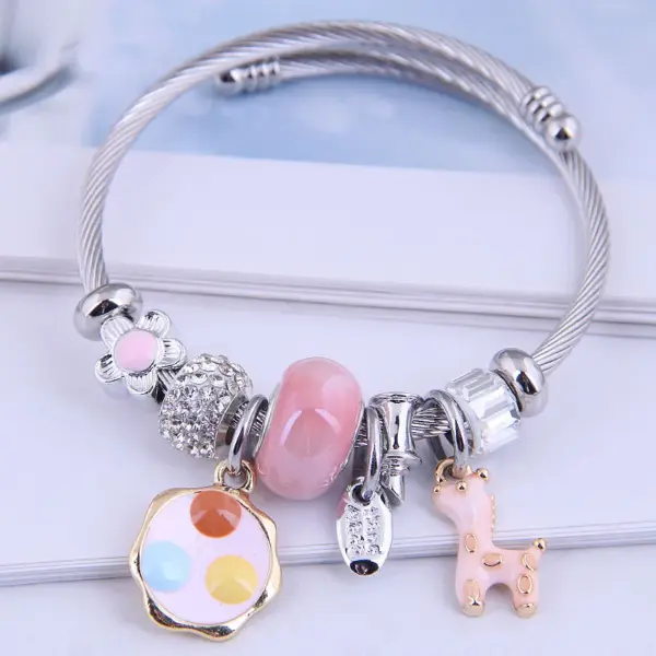 Wholesale 201 Stainless Steel 304 Stainless Steel Deer Electroplated Other White K Plated Novelty