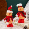 Wholesale Christmas Standing Gingerbread Man Doll Desktop Ornament