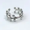 Wholesale Heart Shape Titanium Steel Simple Style Open Rings Rings