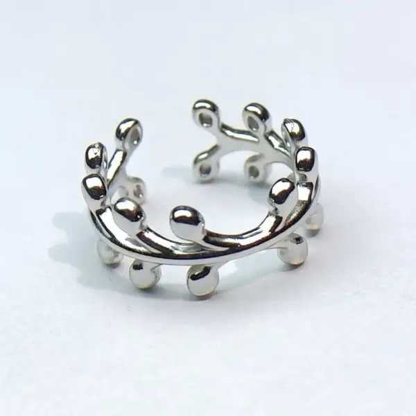 Wholesale Heart Shape Titanium Steel Simple Style Open Rings Rings