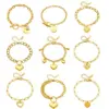 Wholesale Simple Style Classic Style Heart Shape 304 Stainless Steel Stainless Steel Bracelets In Bulk